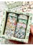 Masking Tape Yaldızlı Çiçek Desenli 12’li Yeşil Kutu Washi Bant/washi Tape / Bullet Journal / Scrapbook 4