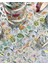 Masking Tape Yaldızlı Çiçek Desenli 12’li Yeşil Kutu Washi Bant/washi Tape / Bullet Journal / Scrapbook 5