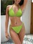 Açık Yeşil Boyundan Bağlamalı Şık Üçgen Kadın Bikini Takımı 1