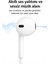 iPhone Için Lightning Girişli Kablolu Kulaklık – Tak-Çalıştır & Mikrofonlu Ep3 3