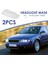 Çift Araba Far Abajuru Şeffaf Abajur Kapağı (Sol+Sağ) 8E0941029C 8E0941029D A4 Için (Yurt Dışından) 4