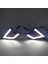 Toyota Hilux Vigo Için 2012 2013 2014 2015 LED Drl Gündüz Koşu Fark Lambası Ön Tampon Işığı (Yurt Dışından) 5