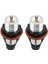 8000K Amber LED Melek Gözü Işaretleyici Ampuller - E39 E53 E60 E63 E64 E66 E87 5 6 7 X3 X5 [2 Adet Paket] (Yurt Dışından) 2