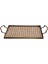 Rattan Hazeran Galvaniz Sunum Tepsi Gold MA021 1