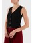 Regular Fit V Yaka Düğmeli Yelek Bayan Yelek XW001279 AF16148 UC001 5