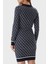 Aubrey Yün Karışımlı Logolu Slim Fit V Yaka Mini Elbise W5BK25Z3JD2 Bayan Elbise W5BK25 Z3JD2 Fbdı 3