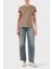 Pamuklu Relaxed Fit Normal Bel Düz Paça Jeans Bayan Kot Pantolon XW000100 AF14483 MB001 2
