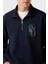 Harris Logolu Regular Fit Yarım Fermuarlı Dik Yaka Sweat M5BQ18K0552 Erkek Sweat M5BQ18 K0552 G7V2 4