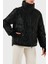 Desenli Regular Fit Çıkarılabilir Kapüşonlu Mont Bayan Mont XW000690 AF16211 FC102 5