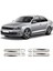 Volkswagen Jetta Uyumlu 2010-2018 Krom Kapı Kolu 4 Kapı Paslanmaz Çelik 2