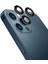 Iphone 13 Pro Max Kamera Koruyucu Lens Mercek Metal Çerçeveli 3lü Set Siyah Black 2