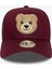 Boucle Bear Trucker Çocuk Bordo Şapka.- 1