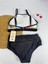Kadın Şık Etnik Desenli Crop Bikini Takımı 4