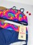 Kadın Şık Etnik Desenli Crop Bikini Takımı 3