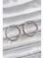 316 Çelik Gümüş Renk 27 mm Halka Model Kadın Küpe TG27BKP10514 1