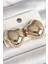Pirinç Gold Renk Bombe Kalp Model Kadın Küpe TG27BKP10248 1