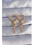 Pirinç Gold Renk Sarmal Çubuk Tasarımlı Uzun Küpe TG27BKP9086 1
