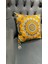 Etnik Geometrik Sarı / Çift Tarafı Baskılı Evelyn Süet Kırlent Kılıfı 43 x 43 2