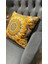 Etnik Geometrik Sarı / Çift Tarafı Baskılı Evelyn Süet Kırlent Kılıfı 43 x 43 3