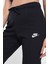 Sportswear Essential Fleece Slim Fit Mid Rise Kadın Eşofman Altı Siyah 3