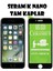 Iphone 6s Ekran Koruyucu Seramik Nano Cam Esnek Tam Full Kaplayan Kırılmaz Siyah 2