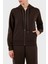 New Hooded Regular Fit Kapüşonlu Yaka Logolu Fermuarlı Sweat W5YQ05KBYE2 Bayan Sweat W5YQ05 Kbye2 G1EB 4