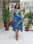 BD13304 Viskon Kolsuz Bodrum Batikli Elbise 1