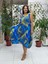 BD13304 Viskon Kolsuz Bodrum Batikli Elbise 3