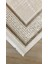 Bloom BM03 Krem Akrilik Üst Kalite Salon Halısı Avangard Modern Çerçeve Desen 4