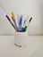 Dekoratif Zigzag Desenli Beton Kalemlik / Organizer 2