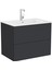 Metropole Pure 67226 Lavabo Dolabı, 2 Çekmeceli, Mat Grafit, 80 cm 1