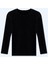 Erkek Çocuk Interlok Uzun Kollu T-Shirt Siyah Renk 3