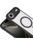 iPhone 17 Air Kılıf Wireless Şarj Özellikli Zore Krom M-Safe Silikon Kapak - Lacivert 8