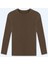 Erkek Çocuk Interlok Uzun Kollu T-Shirt Haki Renk 3