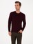 Erkek Açık Bordo Slim Fit Yün Karışımlı Bisiklet Yaka Basic Triko Kazak 50315266-VR263 10