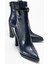 Aja Lacivert Kadın Kalın Topuklu Çizme Olabilen Bot 3