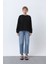 Kadın 32165 Kollar File Nakışlı Sweatshirt 1