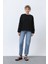 Kadın 32165 Kollar File Nakışlı Sweatshirt 2