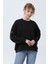 Kadın 32165 Kollar File Nakışlı Sweatshirt 3