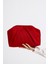 Kadın Kırmızı Piliseli Clutch El Çantası 1