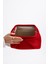 Kadın Kırmızı Piliseli Clutch El Çantası 5