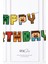 Minecraft Happy Birthday Banner Parti Süsleri Ipe Dizili Duvar Süsü 2
