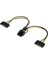 2X15 Pin Sata To 8pin (6+2) Pcı E Ekran Kartı Power Kablo 30CM 1