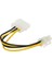 4 Pin Atx 12V To 4 Pin Molex 12 Power Güç Kablosu 30 cm 3