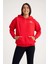 Kapşonlu Sweatshirt Hoodie Kırmızı 1