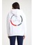 Kapşonlu Sweatshirt Hoodie Beyaz 5