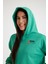 Kapşonlu Sweatshirt Hoodie Yeşil 2