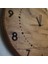 El Yapımı Lazer Işlemeli Ahşap Duvar Saati 42 cm - Sessiz Mekanizma - Ceviz Rengi 5