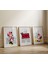 (Çerçevesiz) Minnie Mouse 3lü Poster Seti Çerçevesiz Duvar Posteri 3 Adet 1