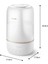 Sessiz Çalışan, Otomatik Nem Kontrol ve Gece Modlu Kompakt Hava Nemlendirici 5